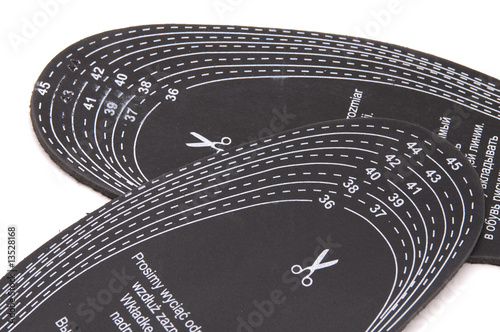 insole shoe closeup