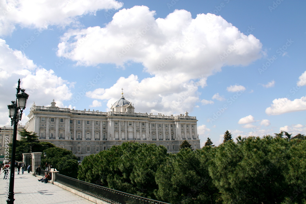 Fototapeta premium Palacio Real , Madrid