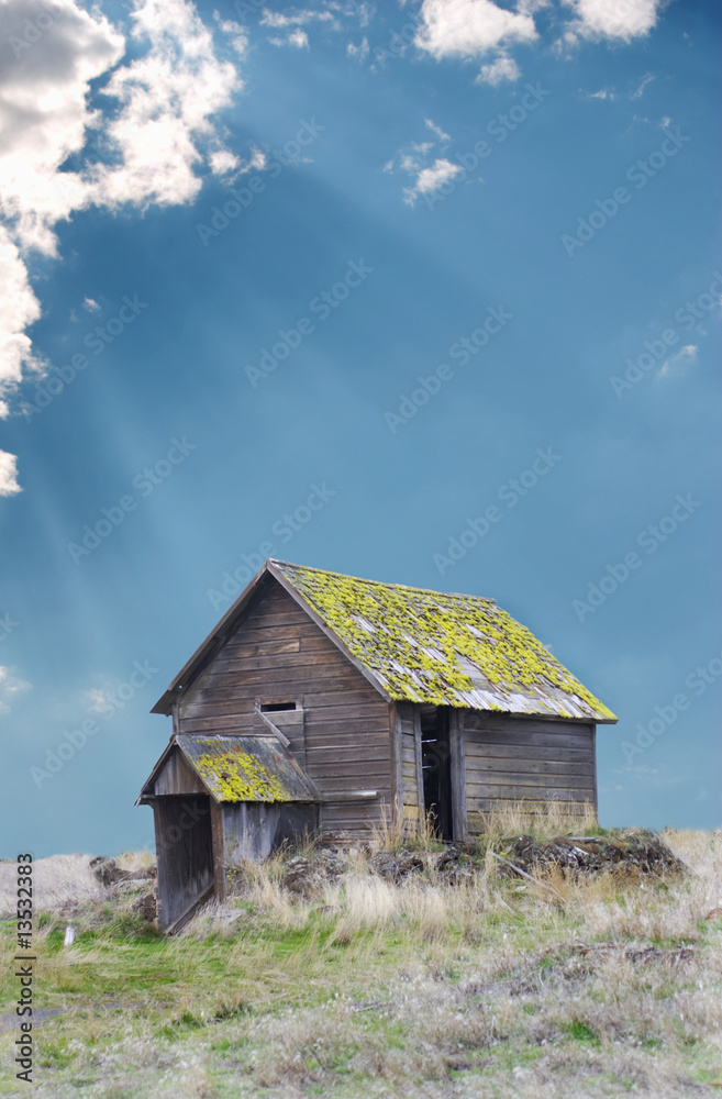 Obraz premium Old Oregon Homestead