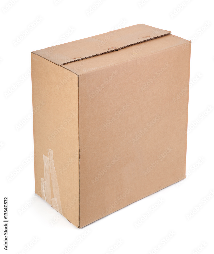 single cardboard box single cardboard box