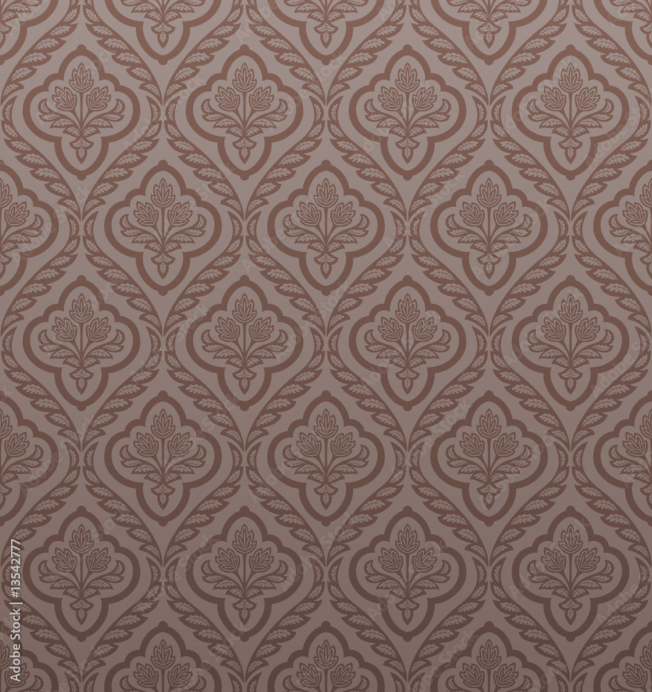 Seamless damask wallpaper Seamless damask wallpaper