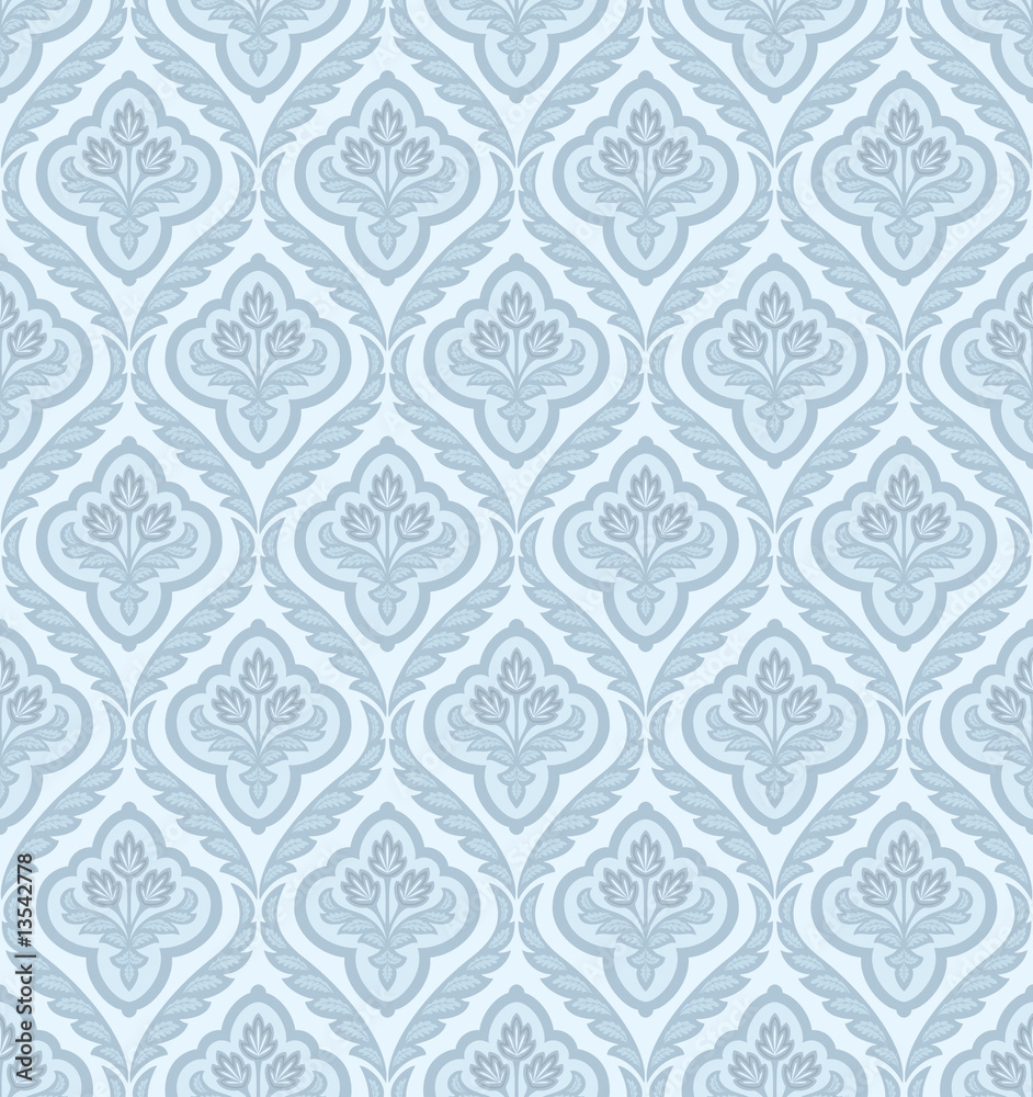 Seamless damask wallpaper Seamless damask wallpaper