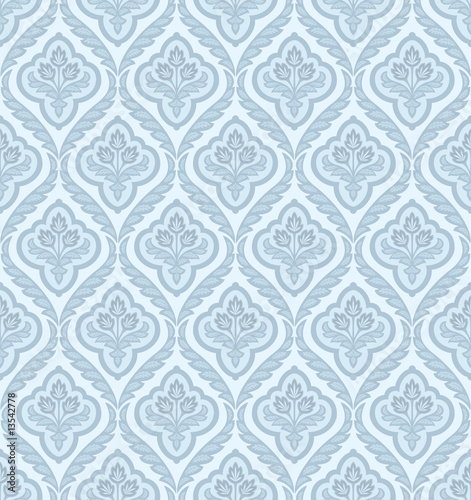 Seamless damask wallpaper