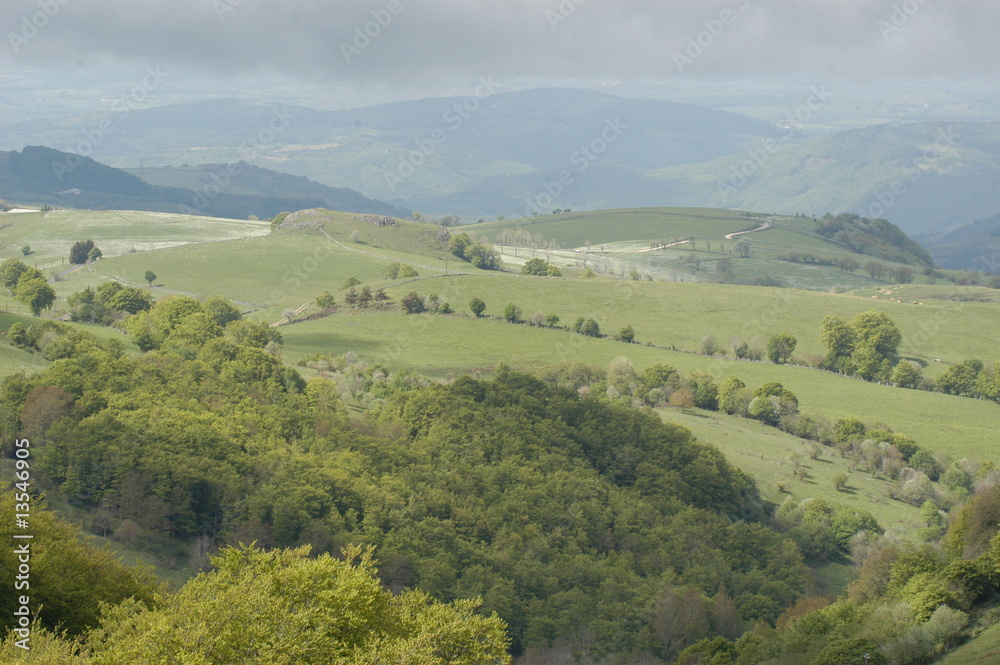 Obraz premium paysage d aubrac