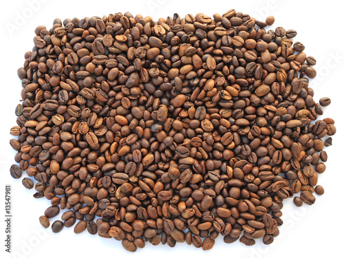 un tas de café