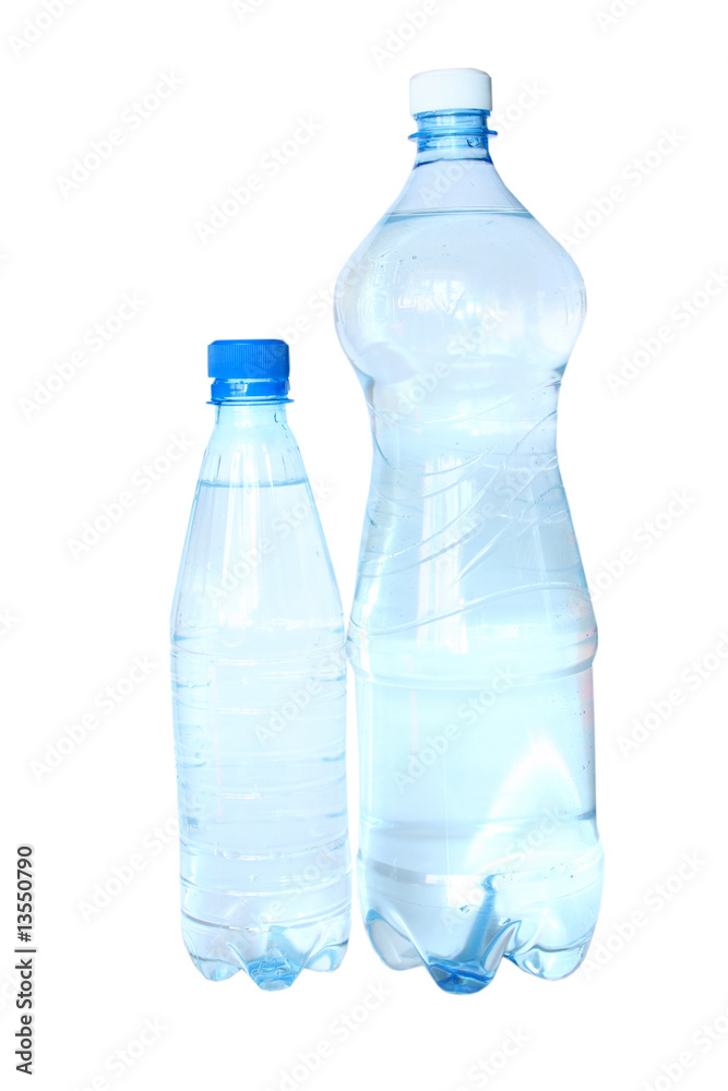 Isolated bottles of water Isolated bottles of water