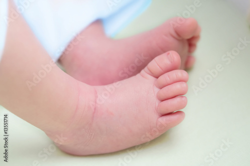 foots of the baby