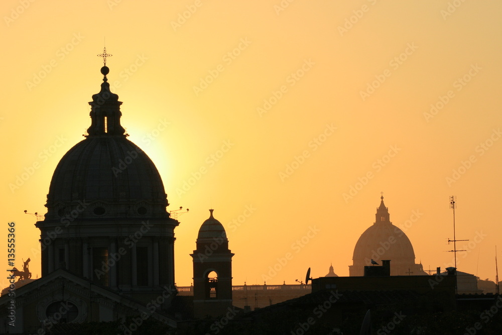 Rome au coucher du soleil