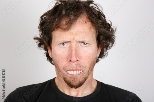 Foto upset man