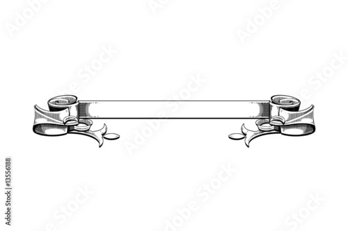 ancient scroll for titles vector