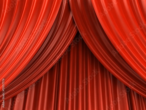 Wallpaper Mural Red theater curtain Torontodigital.ca