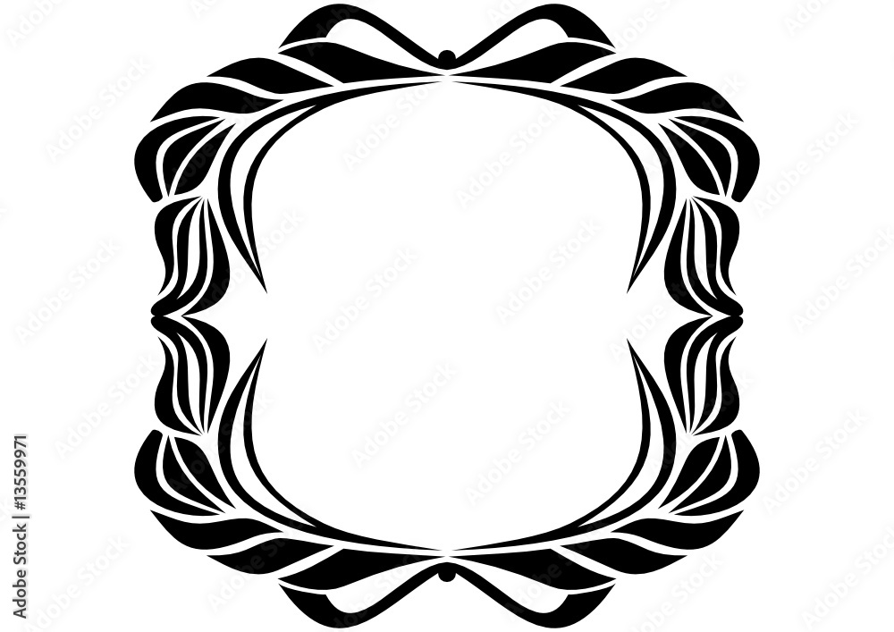 Fototapeta premium Abstract decorative frame