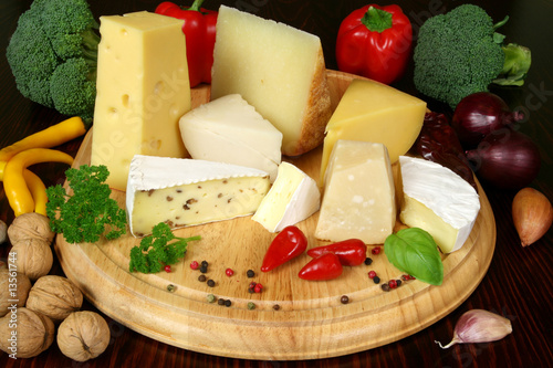 Cheese and vegetables