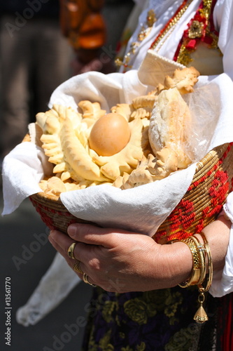 pane tipico delle feste photo