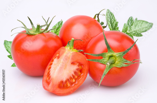 Tomatoes, object on a white background
