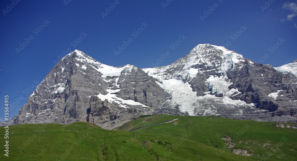 Grindelwald - Eiger-Mönch und Jungfrau