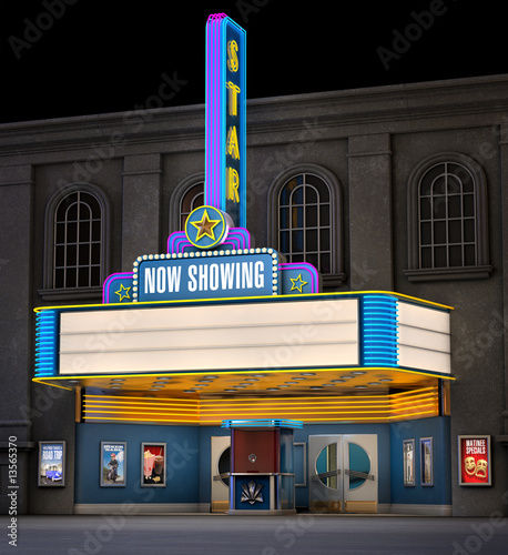 Movie Theatre & Ticket Box