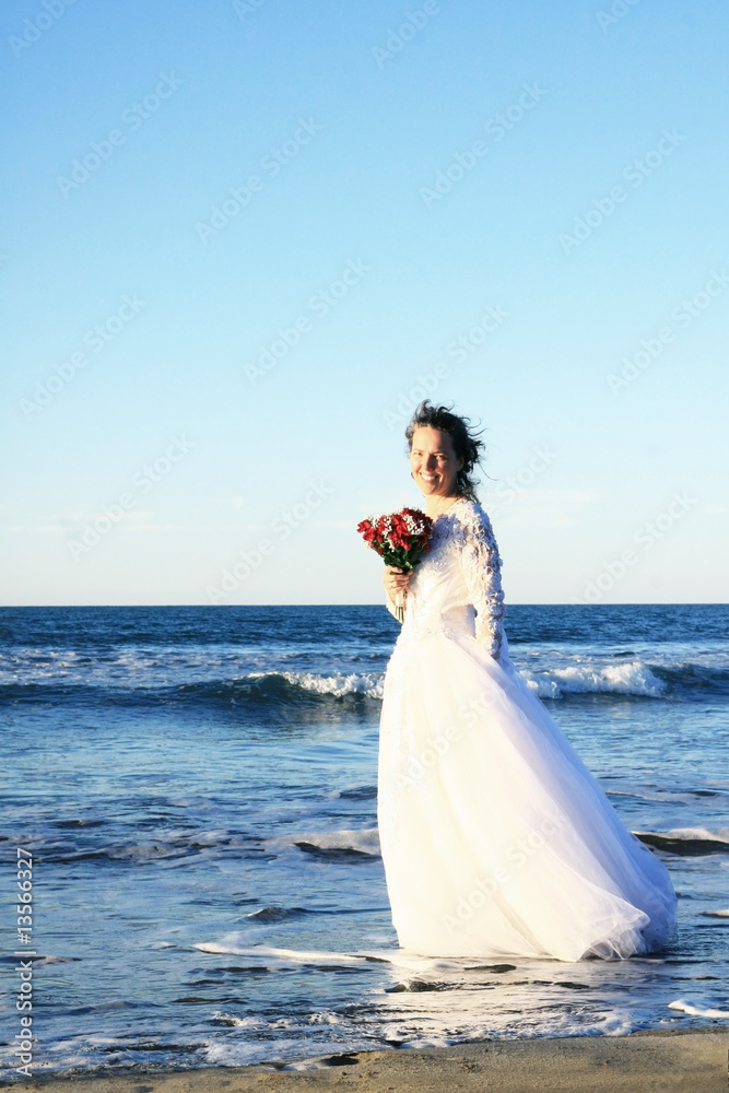 Bride in wate