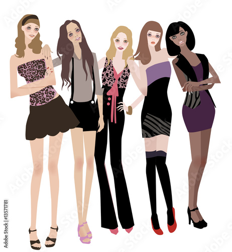 Five girls