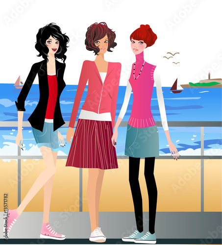 Three girls