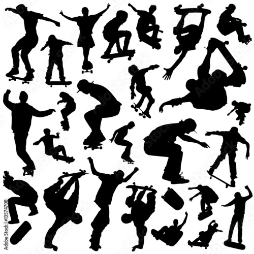 skateboarding set