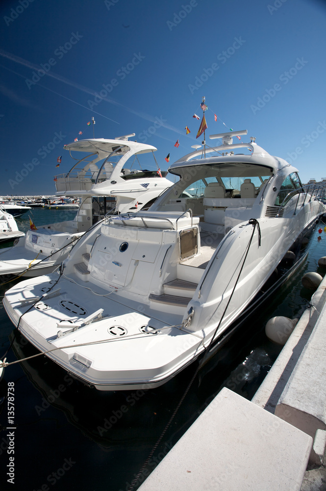 Fototapeta premium Luxury yachts