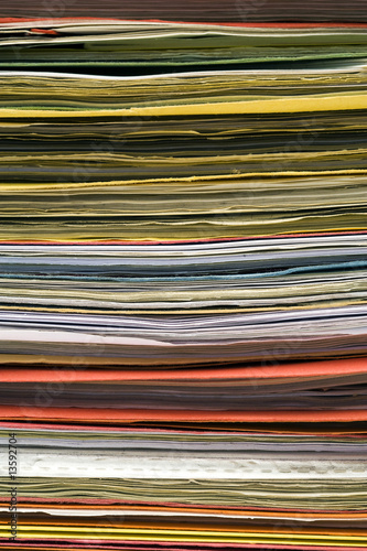 stacked file folders background © eyewave