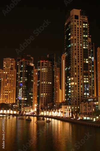 Dubai Mairna by night