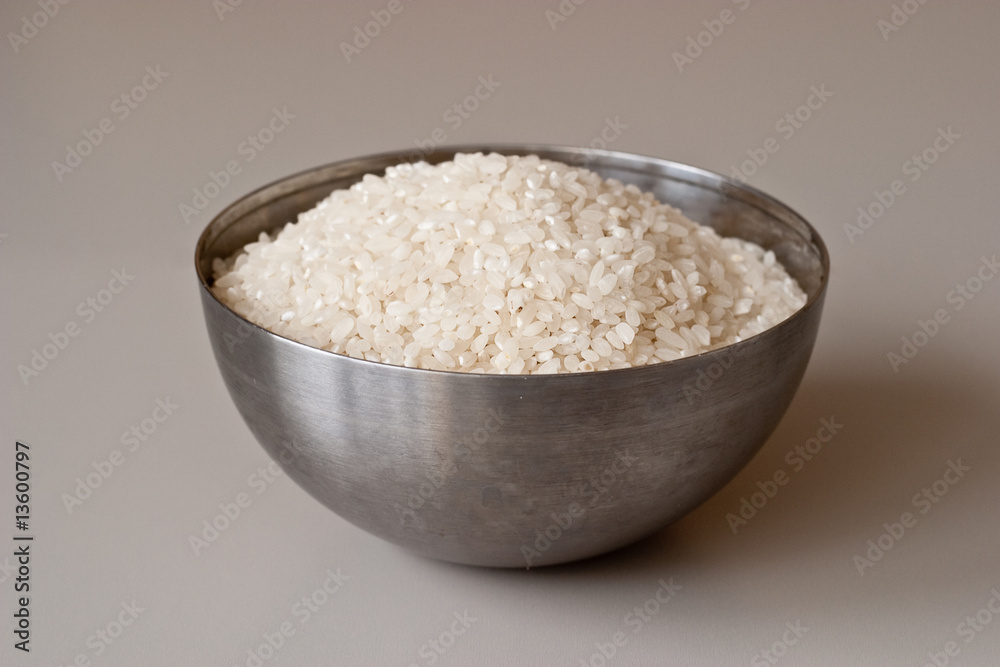 Bowl of dry rice Bowl of dry rice