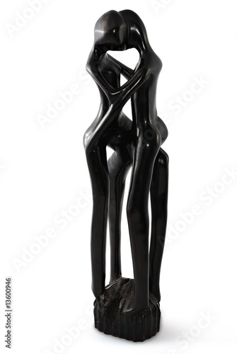 Lovers, makonde's sculpture photo