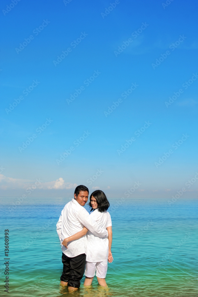 couple at beach