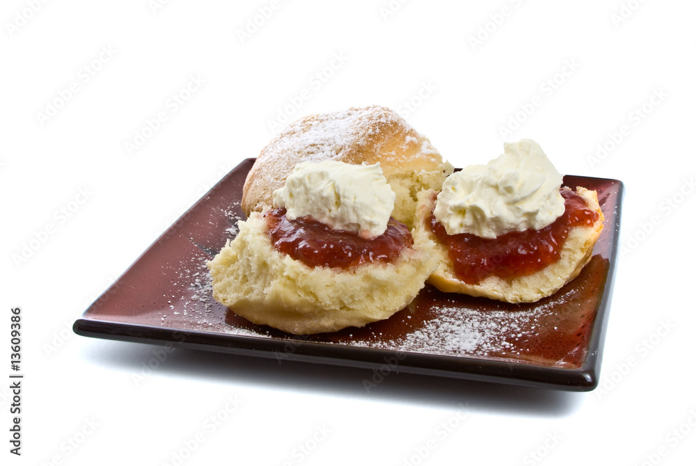 Scones with Jam and Cream Scones with Jam and Cream