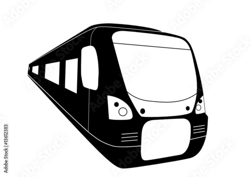 Modern railway train