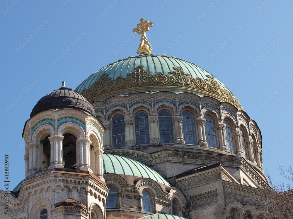 Dome over the Cathedral St. John Kronstadt