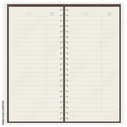 Notebook. Vector illustration