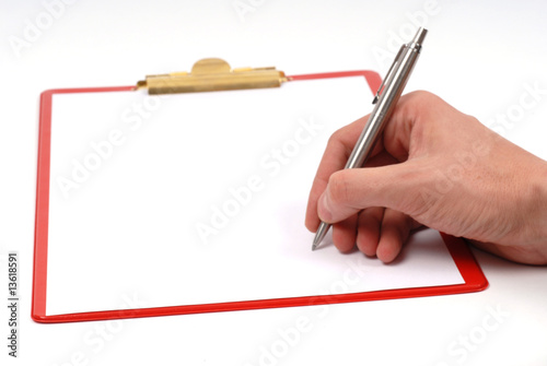 deska z klipsem, clipboard