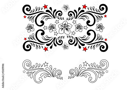 Blumentribal & Ornamente