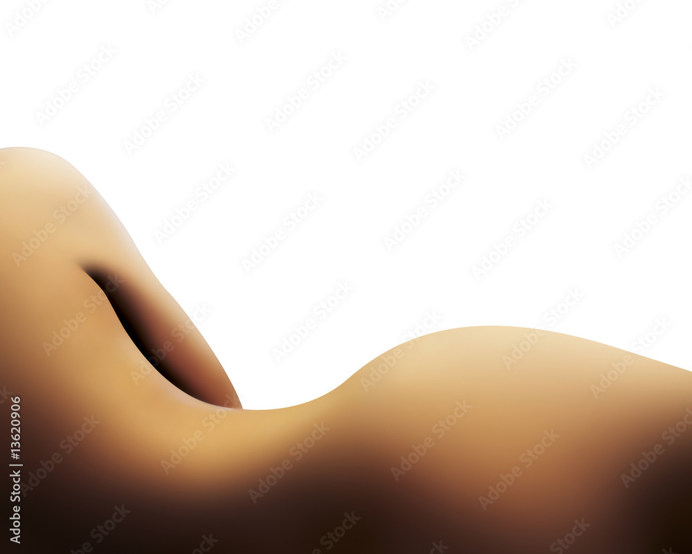 Coprs de Femme Fond Blanc