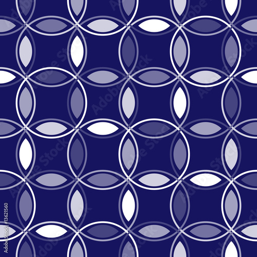 Blue Interlocking Circles