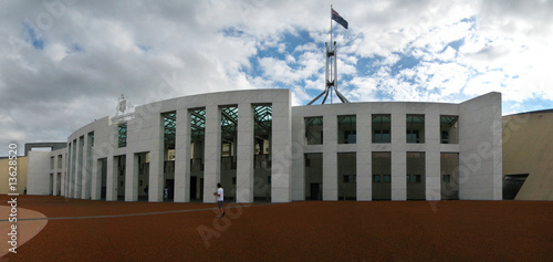 Obraz w ramie canberra parliament building australia