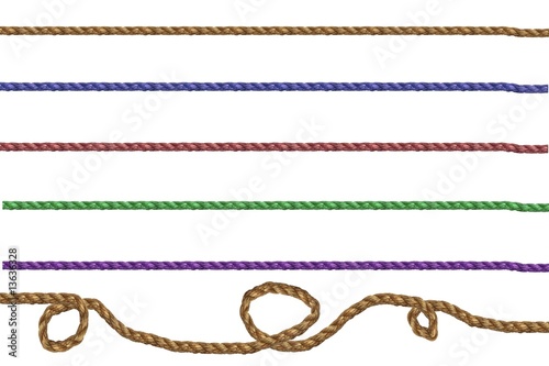 cordes multicolores