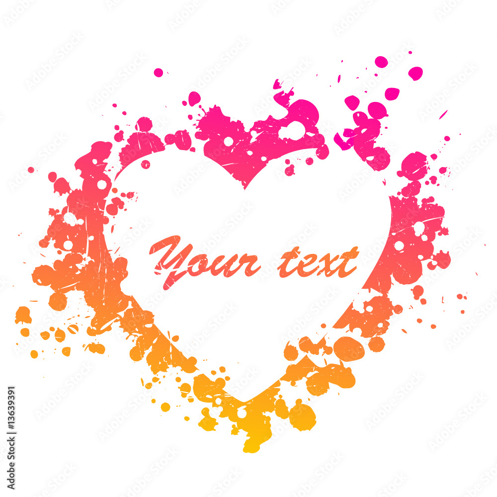 abstract heart illustration abstract heart illustration
