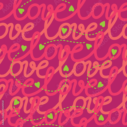 seamless love pattern