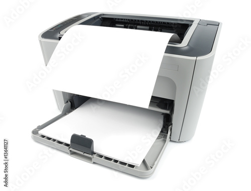 Printer With Paper
