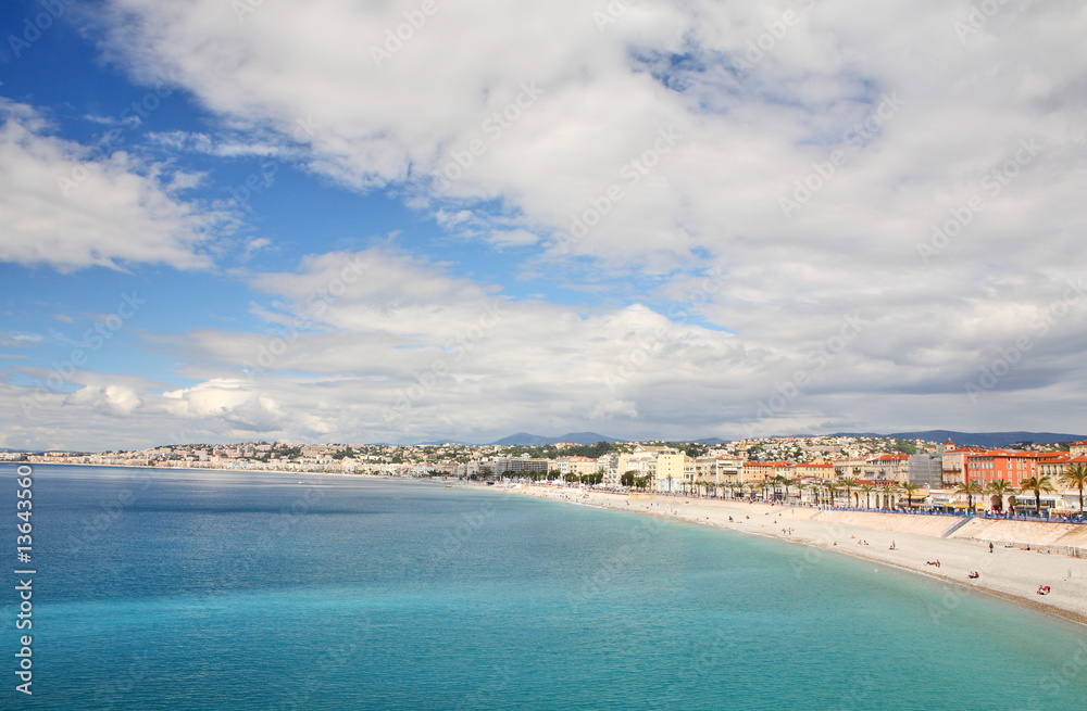 Panoramic view of Nice