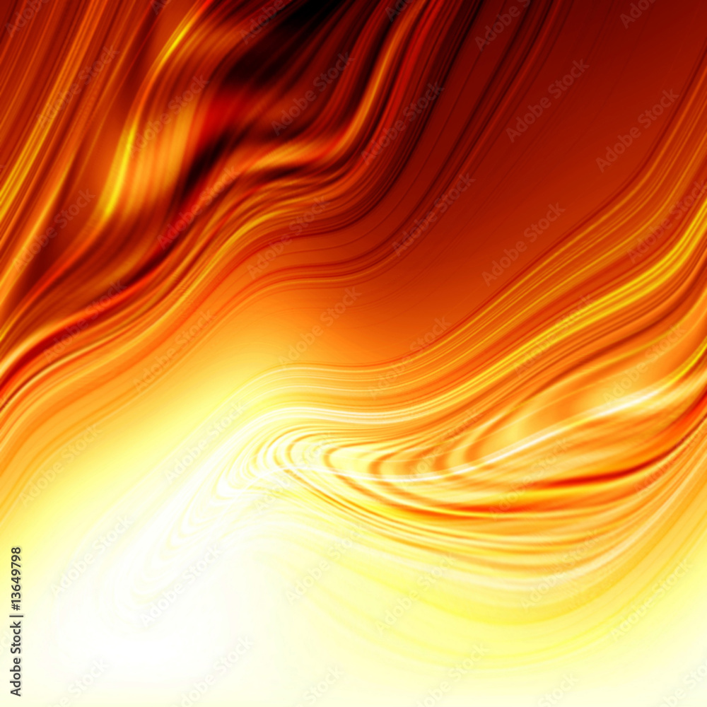 Abstract flowing fire background Abstract flowing fire background