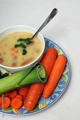 kartoffel creme suppe photo