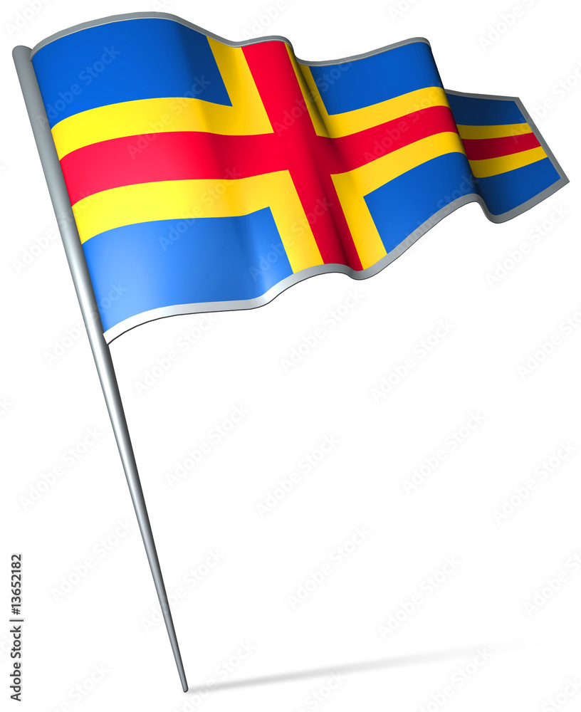 Flag pin - Åland Islands