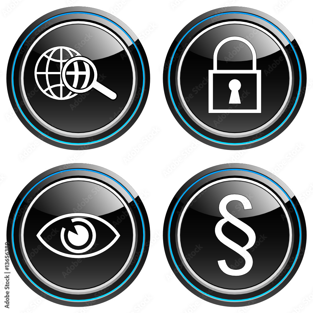 rote Buttons - Sicherheit rote Buttons - Sicherheit