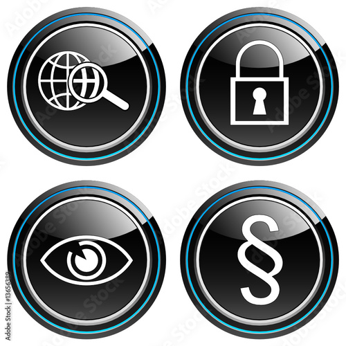 rote Buttons - Sicherheit